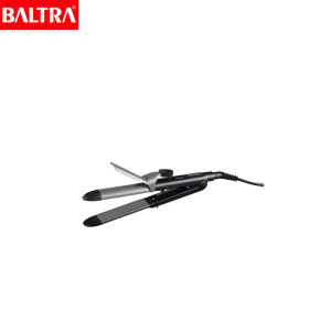 BALTRA Hair Styler | Stylus | BPC 860 | 12 Month Warranty | 2-in-1 hair straightener & curler | Ultra-smooth ceramic coated plates | Easy grip cool tips for ultimate styling control | Temperature boost function | Fast heat up–ready to use in 30 second