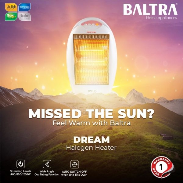 BALTRA Halogen Heater Bth 134 (Dream) - Image 4