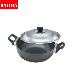 BALTRA Hard Anodised Kadhai 28 cm | Induction Based