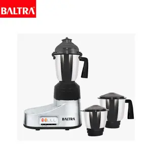 BALTRA Kyle 3 Mixer Grinder / 3 SS Jars /1.5 L blending jar / 1 L dry grinding jar / 0.5 L chutney jar / 800 W