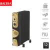 BALTRA Oil Heater | 13 Fin oil filled radiator with fan | 3 Heat settings & noiseless operation | Built-in safety features | PTC fan heater for better | Heating efficiency | Adjustable Thermostat | 12 months warranty