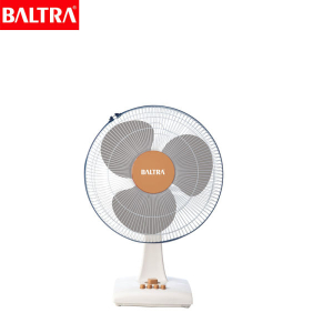 BALTRA Pamela Table Fan | BF 232 | 16” Fan | Fully Balanced 3 leaf Plastic Blade | 3 Speed Control Panel | 100% Pure Copper Motor | Low Noise Operation | Heavy Duty Motor | Poly Coated Safety Gril | 2 year warranty