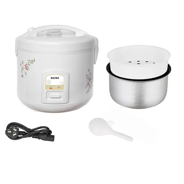 BALTRA Rice Cooker | Cloud Deluxe | 2.8 Litre | BTC 1000D | Auto cooking & keep warm | Detachable cooking pot | Thicker outer body | Lockable lid with steamer tray | 12 Month Warranty - Image 2