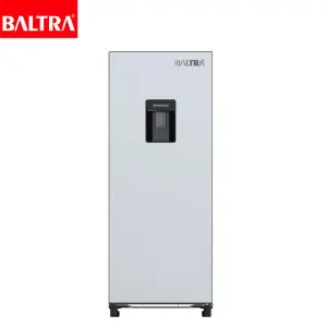 BALTRA Single Door Refrigerator | BRF192SDSL-D | 192 L | CFC free | Black | Clean back | Corrosion/rust free door | With door water dispenser system 2.5 L | Adjustable glass shelves | Transparent vegetable box | Inside LED light