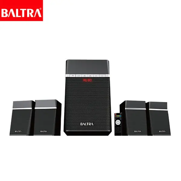 BALTRA Sound System | Rocker 4.1 | Powerful bass with large sub-woofer | Stylish black gloss finish speaker |Vibrant sound quality |Plug & play connections| Use for home entertainment television system laptop/PC DVD gaming | Inbuilt bluetooth receiver