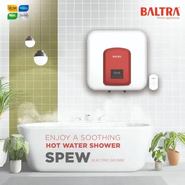 BALTRA Spew 25 Litre Storage 5 Star Water Heater with Remote Control & Digital Display,100% ABS Body - Image 2