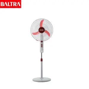 BALTRA Stand Fan | Lira | BF 228 |18” | Oscillation fan | Fully balanced 3 leaf plastic blade for high performance | High quality metal grill Heavy & steady base | 4 speed control panel | Low noise operation | Full 90° oscillation | Heavy duty motor