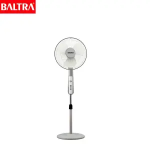 BALTRA Stand Fan | Tez | 16” oscillation fan | 3 speed control panel | 1 hour timer | Full 90° oscillation | Poly coated safety grill | Tilting angle & adjustable height | 55 W | 24 months warranty