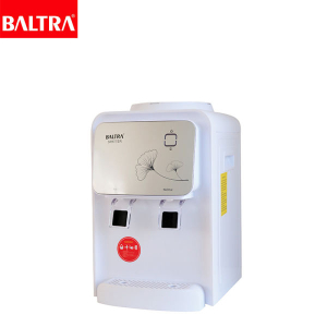 BALTRA Table Top Water Dispenser | Spatter | 2 taps for hot & normal water | Heating capability: 5 L/hr | Heating temperature: 90°C | Made with ABS material | 550W | 12 months warranty