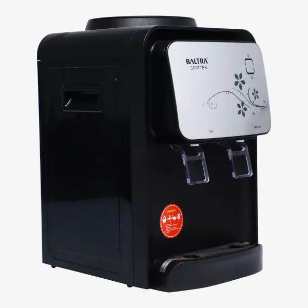 BALTRA Table Top Water Dispenser | Spatter | 2 taps for hot & normal water | Heating capability: 5 L/hr | Heating temperature: 90°C | Made with ABS material | 550W | 12 months warranty - Image 5