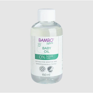 Bambo Nature Baby Oil 100ml | Gentle Baby Massage Oil | Fragrance-Free