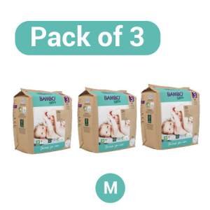 Bambo Nature Diapers size 3(M28 - Tape Style) Pack Of 3