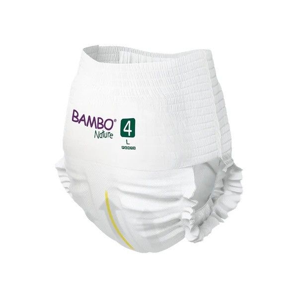 Bambo Nature Diapers size 4(L), Pants Style (7-14 kg / 15-31 lbs), 20 pcs - Image 4