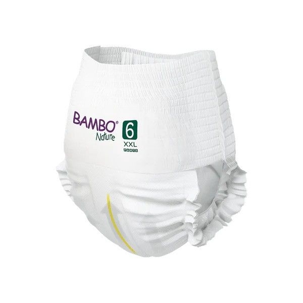 Bambo Nature Diapers size 6(XXL), Pants Style (16+ kg / 35+ lbs), 18 pcs - Image 4
