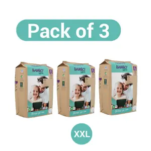 Bambo Nature Diapers size 6(XXL20 - Tape Style) Pack Of 3