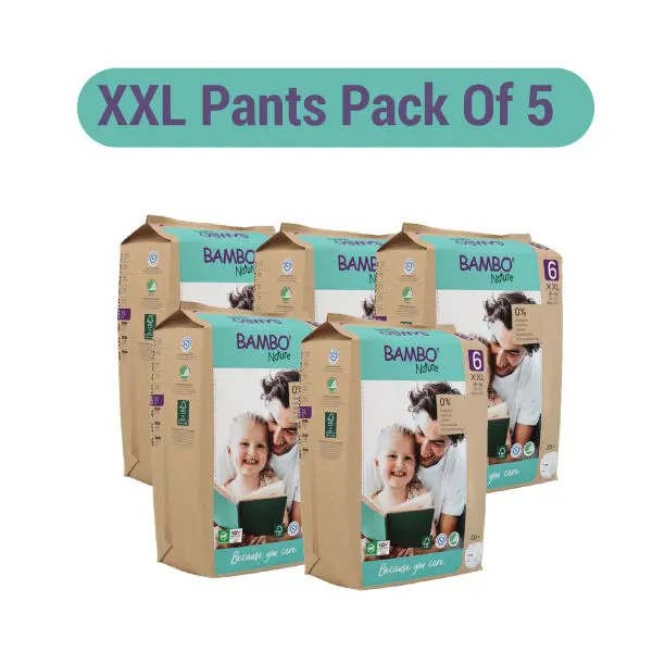 Bambo Nature Diapers size 6(XXL20 - Tape Style) Pack Of 5