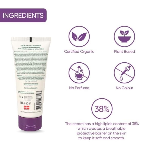 Bambo Nature Soothing Cream 100ml | Gentle Baby Rash Cream & Moisturizer | Eco-Friendly, Fragrance-Free & Safe for Sensitive Skin - Image 3