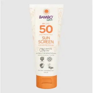 Bambo Nature Sunscreen SPF50 100ml | Baby Sunscreen | UVA/UVB Protection