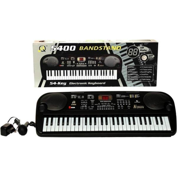 Bandstand 5400 Keyboard With LED Display | Battery Operated 54 Keys Digital Display Keyboard - Image 2