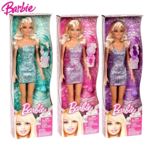 Barbie Mattel Modern Dress With Accessories