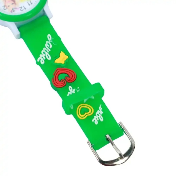Barbie Printed Kid Watch (Green) - Image 3