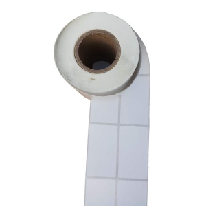 Barcode Label Stickers Chromo 40mm*25mm (2 UPs ) 5000 pcs Stickers Roll By Mitrata
