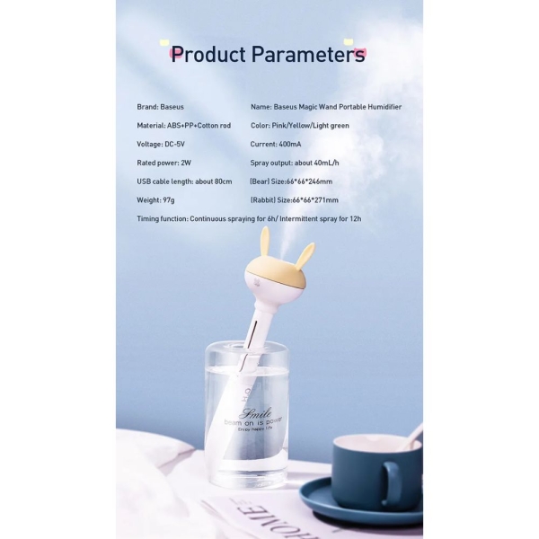 Baseus Magic Wand Portable Humidifier - Image 3