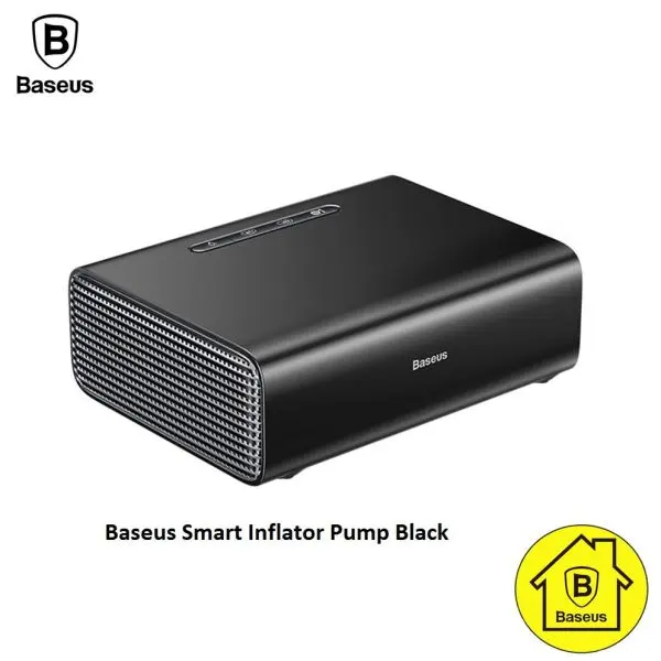 Baseus Quick Charge 3.0 Smart Car Tire Inflator Pump, Portable & Durable Tire Pressure Monitoring System - Black - Image 3