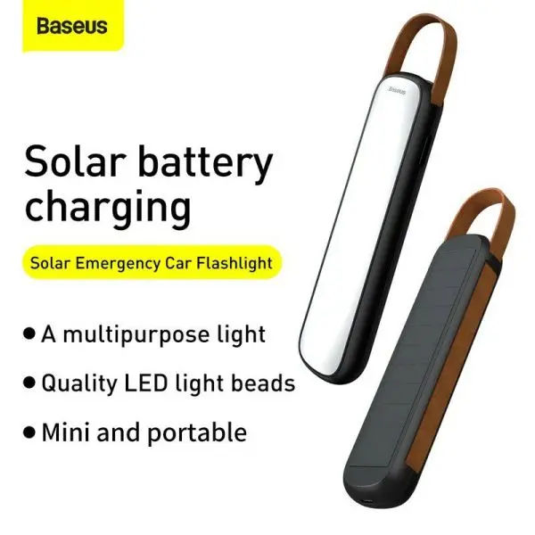 Baseus Solar Emergency Warning Car Flashlight - Image 2