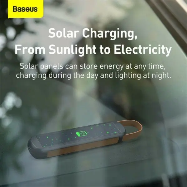 Baseus Solar Emergency Warning Car Flashlight - Image 4