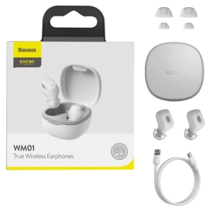 Baseus WM01 TWS Bluetooth Earphones Stereo Wireless 5.0 Touch Control
