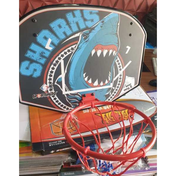 Basket Ball Backboard/ Mini Portable Basket Ball Backboard with Hoop and Net wall Fixable/ Foot or Chair Hangable - Image 2