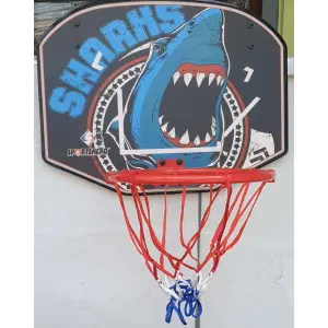 Basket Ball Backboard/ Mini Portable Basket Ball Backboard with Hoop and Net wall Fixable/ Foot or Chair Hangable