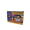 BATTERY + RECHARGEABLE FLASHLIGHT TYPE C SOLAR RED