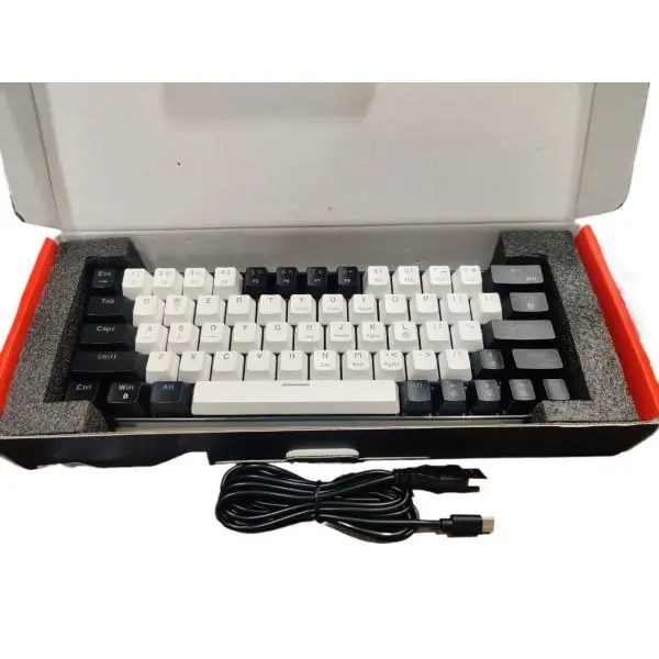 Zifriend 64 Keys Red Or Blue Switch Wired Detachable RGB Mechanical Gaming Keyboard - Image 2