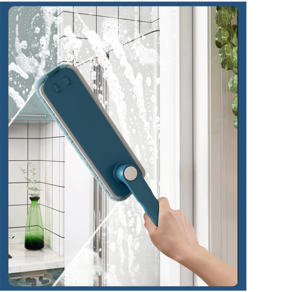Microfiber Cleaning Brush - Versatile Multi-Purpose Kitchen Scourer with Extendable Handle - Image 3