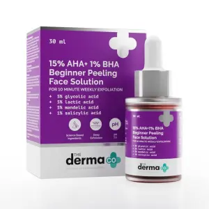 The Derma Co. 15% AHA + 1% BHA Peeling Solution 30 ml