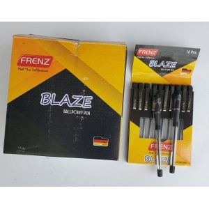 Frenz Blaze Ballpoint Ball Pen (Red and Black) By Mitrata