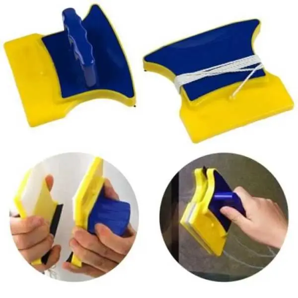 Magnetic Window Cleaner Double Side Glass Wiper Surface Brush Cleaning - Image 2
