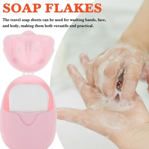 50Pcs Portable Disposable Cartoon Paper Soaps - Image 5