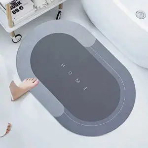 High-Quality Absorbent Quick-Dry Bathroom Mat with Anti-Slip Design