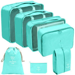 Clothes Travel storage bag Easy-to-use 1PCS set Durable material Luggage organizer Compact size Easy to carry Portable suitcase for Traveling Camping Business trips Backpacking Organization for(33x27)