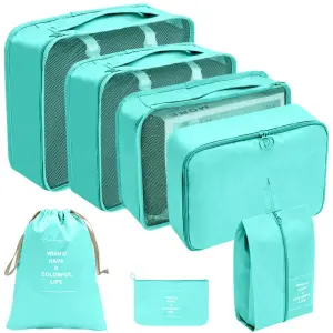 Clothes Travel storage bag Easy-to-use 1PCS set Durable material Luggage organizer Compact size Easy to carry Portable suitcase for Traveling Camping Business trips Backpacking Organization for(33x27)