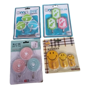 Beautiful Design Wall Hook/ Holder (Set Of 12 Pcs)