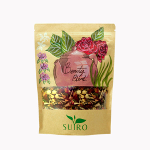 Beauty Blend Herbal Tea For Healthier Skin, Heart Health, Weight Loss, Increase Immunity, Reduces Inflammation, And Detoxification - 65GMS Kraft Pack - Suiro Teas