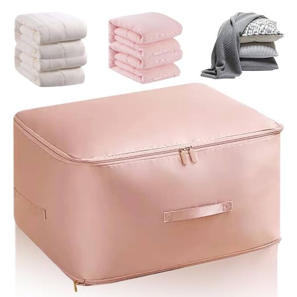 66L/ 132L New Fashion Double Space Saving Self Compression Organizer,2024 New Self Compression Organizer, Ultra Space Saving Self Compression Organizer, Storage Tote For Space Saving - Image 4