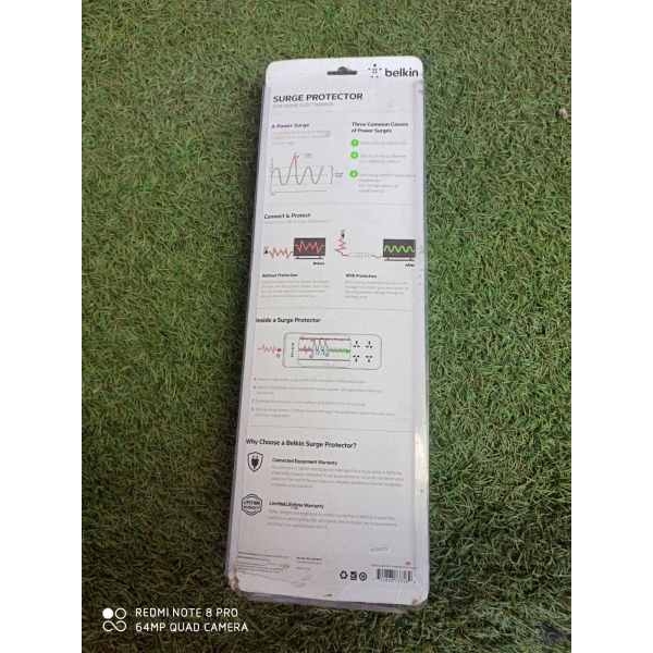 Belkin Surge Protector & Power Strips 6 Sockets( multipluck) By Mitrata | Dark Grey Belkin 2 Mtrs Multiplug - Image 3