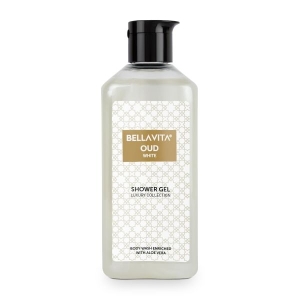 BELLAVIITA OUD WHITE Body Wash Shower Gel for Women & Men | 250ml | Unisex Body wash with Aloe Vera Extract | Deep Cleansing