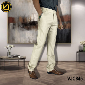 VIRJEANS (VJC845) Linen Summer Pant For Men- Cream