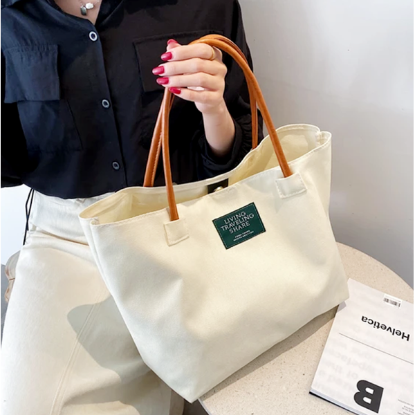 KOJA Korean Women's Handbag Large Capacity Simple Design Diagonal Bags - Image 2